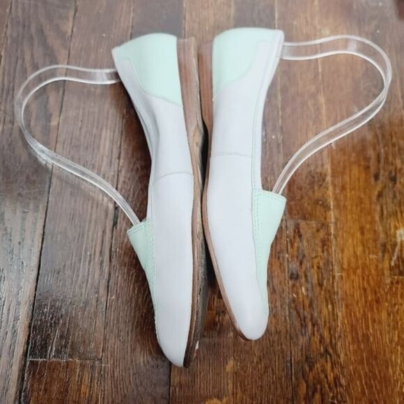 Enzo Angiolini Pastel Green Leather Liberty Loafers 8 M - Picture 8 of 15